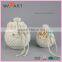 New Arrival White Ceramic Oil Dispenser With Flower Design