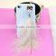 smallquantity wholesale fur pom dust plug for samsung galaxy s6