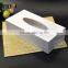 factory wholesale white custom acrylic tissue box