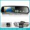 Auto dimming rearview mirror with bluetooth reverse camera rearview monitor