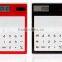 8 Digital calculator with time and solar power