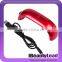 Cheapest 9w nail led lamp portable nai uv led lamp DIY nail led lamp 2USD led lamp USB power supply
