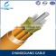 Professional produce Single mode FRP Tight buffer fiber PVC jacket GJBFJV 18 core fiber optic cable