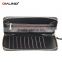 QIALINO RFID Blocking Wallet Luxury Ostrich Leather wallet men genuine leather handbag