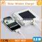 Creative window stick waterproof solar charger, 1800Mah-5200Mah solar power bank
