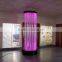 Floor standing water bubble column wall, LED color changing with remote control