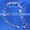 Hollowed Model Connection 925 Sterling Silver Friendship Bracelets