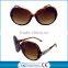 Double color with big frames favorable plastic sunglasses women