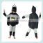 Halloween Party Grey Bat man Character Costume Children Kids Long Sleeves Cosplay Clothing Cosplay Bat man Costume For Children
