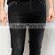 carbon jeans Distressed denim man jeans pant with Rip Knee mix it jeans unique mens jeans(LOTA074)