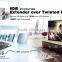 175 Meters Extend CAT5/5e/CAT6/6e Audio Video Signal Extender Transmitter and Receiver CVBS Extender over Twisted Pair /UTP