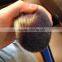 Two color hair metal handle angular concealer brush