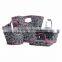 Wholesale Outdoor Two Compartment Foldable Picnic Basket