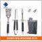 Cheap Heat Resistance Stainless Steel BBQ Tool Set,Non-Stick BBQ Set