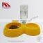 cat bowl with drinker in yellow 300*170*65 mm