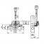 GJ1101the push-pull cable and controller of engineering vehicles