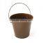 Decorative Metal Bucket Tin Pail With Handle for Easter & Halloween Day