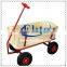 4 wheel wooden metal beach wagon for kids