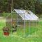 High cost performance low cost polycarbonate garden greenhouse with strong aluminium frame