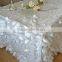 Various color wedding fancy petal table cloth