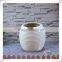 Handmade White Resin Fiberglass Garden Plant Planter Pot