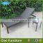Foshan China furniture plastic rattan beach lounge chair