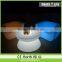 Modern illuminated plastic corlorful elegant led tea table