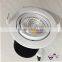 COB 7W dimmable led lux down light, 3000K downlight led