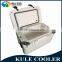 Insulated Folding Rotational molding cooler,rotomolded fish ice cooler box