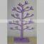 Metal tree jewelry display stand