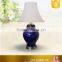 Dark blue art bedroom ceramic table lamps