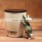 3D animal handle coffee mug with lid