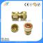 Brass garden female hose quick connector