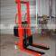 1 ton 2 ton capacity load manual stacker, hand pallet stacker