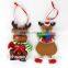Personalized polymer clay ornaments for christmas decoration