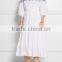 Latest Ladies Off Shoulder Handmade Embroidery Dresses Design Fashion Embroidery Design For Dress HSD6861
