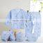 2017 Customized Service 100% Cotton Lovely Baby Clothing Set designs