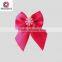 high quality handmade flowers with satin ribbon for cloth decoration