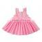 2017 Wholesale 100%cotton lace dress for baby girls