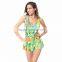Elastic Comfortable One Piece Little Girl Swimsuit