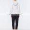 100% cotton long sleeve stripe zip hoodies