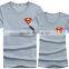 Wholesale High Quality 100% Cotton Love Couple T- Shirt Design