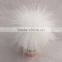 Myfur Baby Knitted Hat with White Raccoon Removable Fur Pom Pom Top