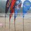 pole beach flying flag
