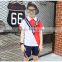Custom top qualtity sailor style school uniform 100%cotton boys and girls school suits