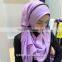 pink gray muslim simple hood scarf hijabs/wuxe solid color pretty muslim hijab/lual fashion muslim hijab