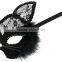 Wholesale Venetian Masquerade Mask Women Girls Sexy Lace Black Cat Eye Mask for Fancy Dress Christmas Halloween Party