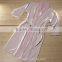 Luxury hotel Unisex Men Women double layer Terry Lined Microfiber bathrobe wholesale