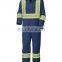 High Performance Orange Fire Retardant Nomex Coverall With Safety Reflective Strip Used in Aviation