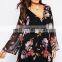 New look inspire flutter sleeve dress women plus size chiffon cloting